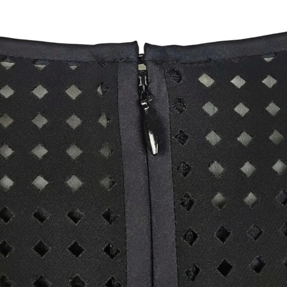 J.Crew Womens Sleeveless Black Fit & Flare Silk Blend Dress Size 2 NWOT - Picture 6 of 7